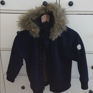 GAP kids Boys sharpa lined sweater